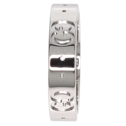 GUCCI Icon # 6 Ring K18 White Gold Ladies [Used]