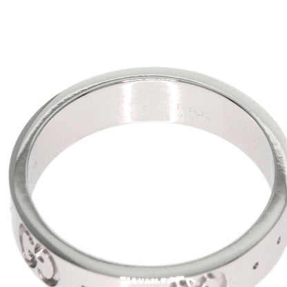 GUCCI Icon # 6 Ring K18 White Gold Ladies [Used]