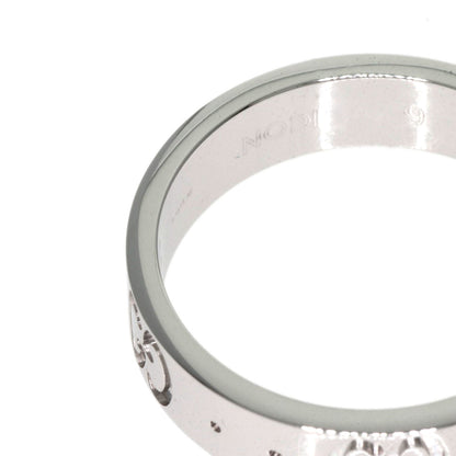 GUCCI Icon # 6 Ring K18 White Gold Ladies [Used]