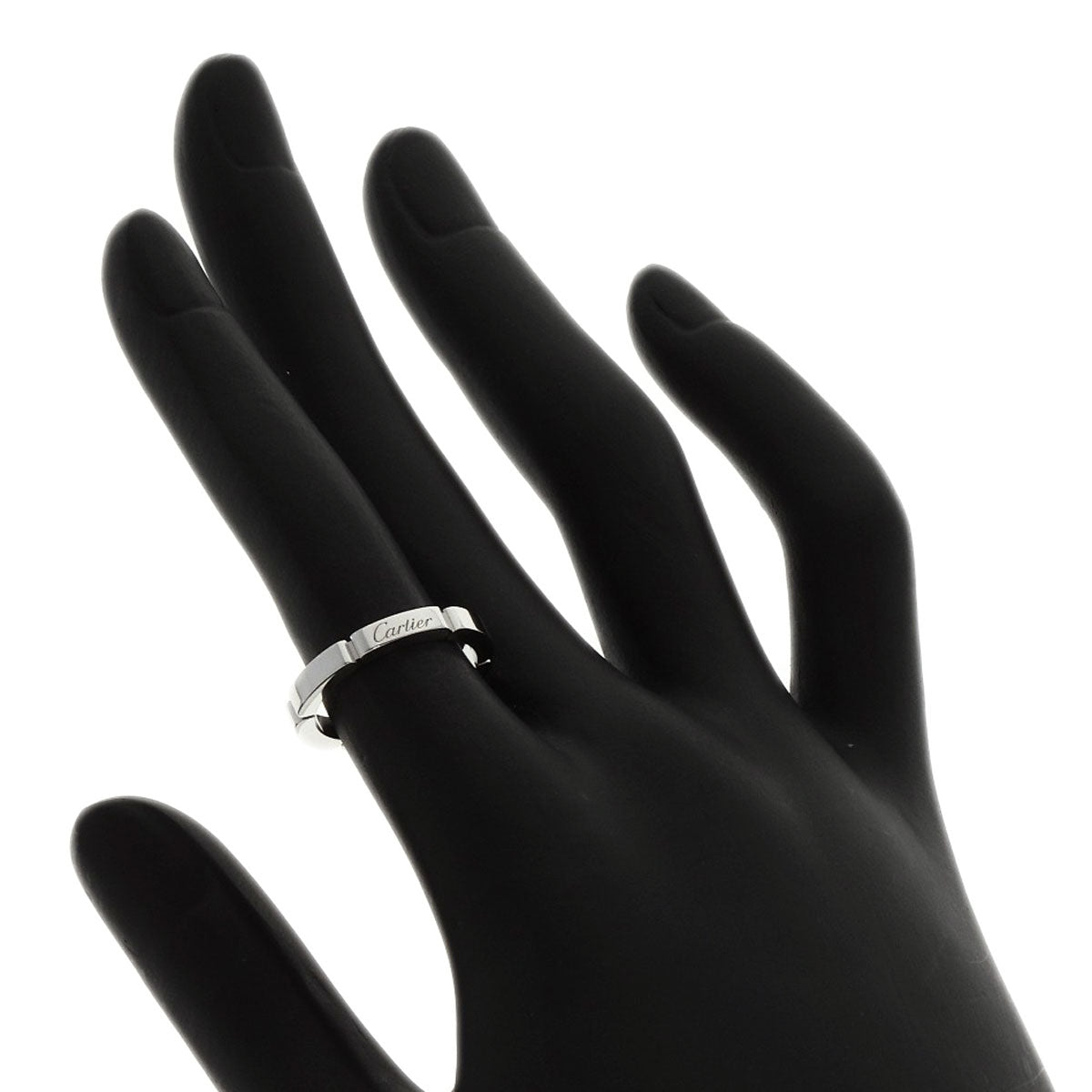 CARTIER Mayon PANTHERE #49 Ring K18 White Gold Ladies [Used]