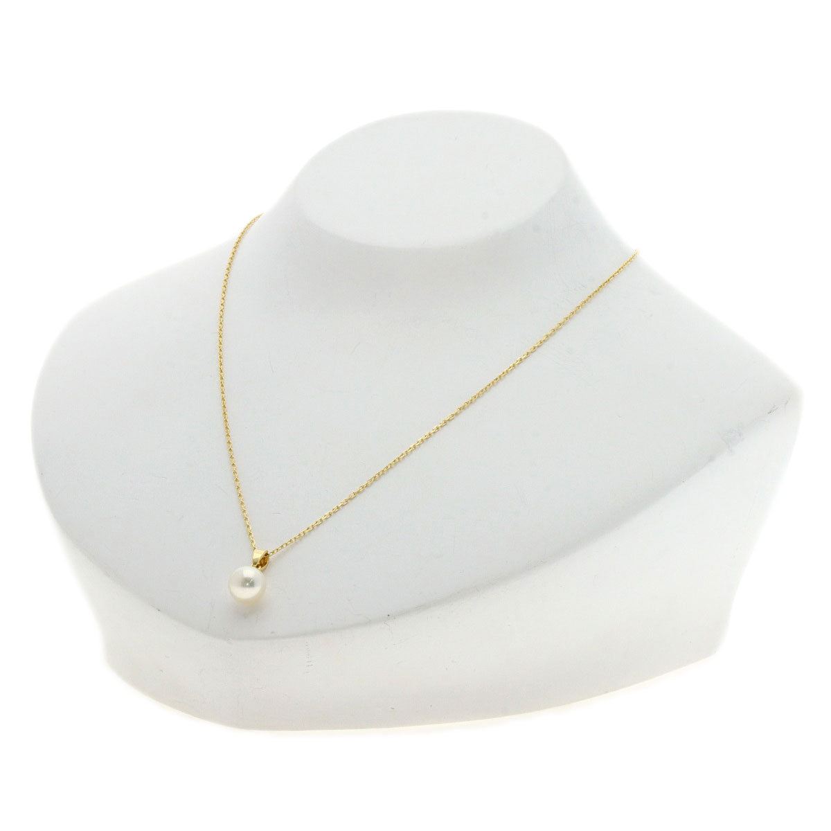 MIKIMOTO Pearl Pearl Necklace K18 Yellow Gold Ladies [Used]