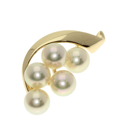 MIKIMOTO Pearl Pearl Pendant top K14 Yellow Gold Ladies [Used]