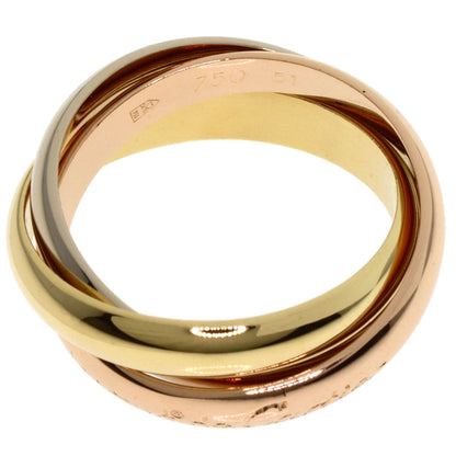 CARTIER Trinity #51 Ring K18 Yellow Gold K18 White GoldLadies [Used]