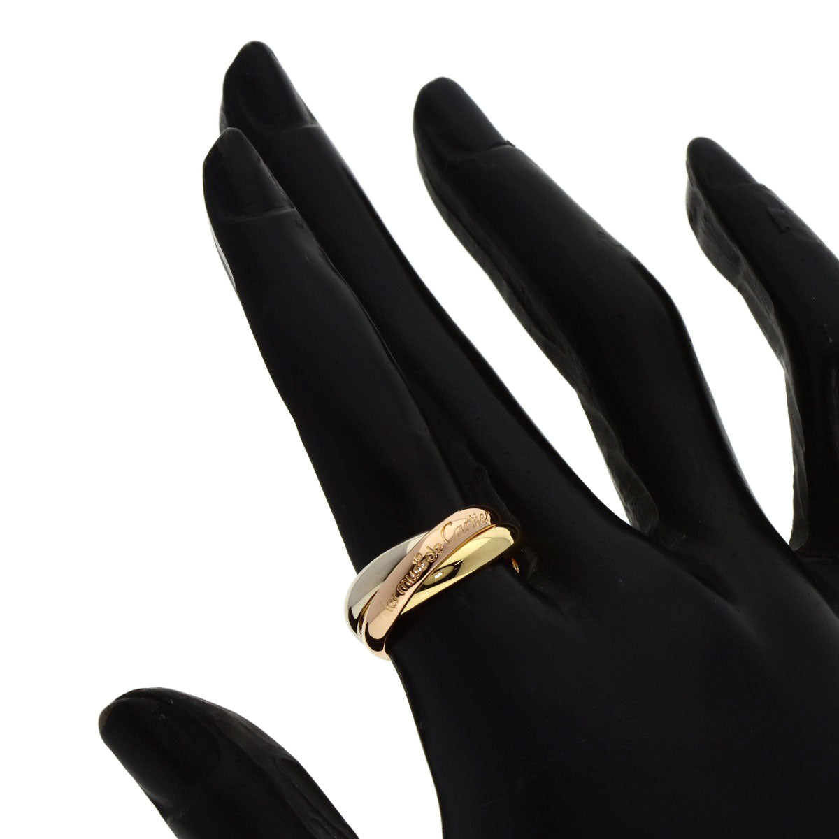CARTIER Trinity #51 Ring K18 Yellow Gold K18 White GoldLadies [Used]