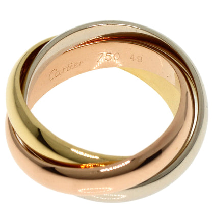 CARTIER Trinity #49 Ring K18 Yellow Gold K18 White GoldLadies [Used]
