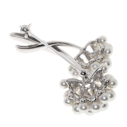 MIKIMOTO Baby pearl Pearl Brooch K18 White Gold Ladies [Used]