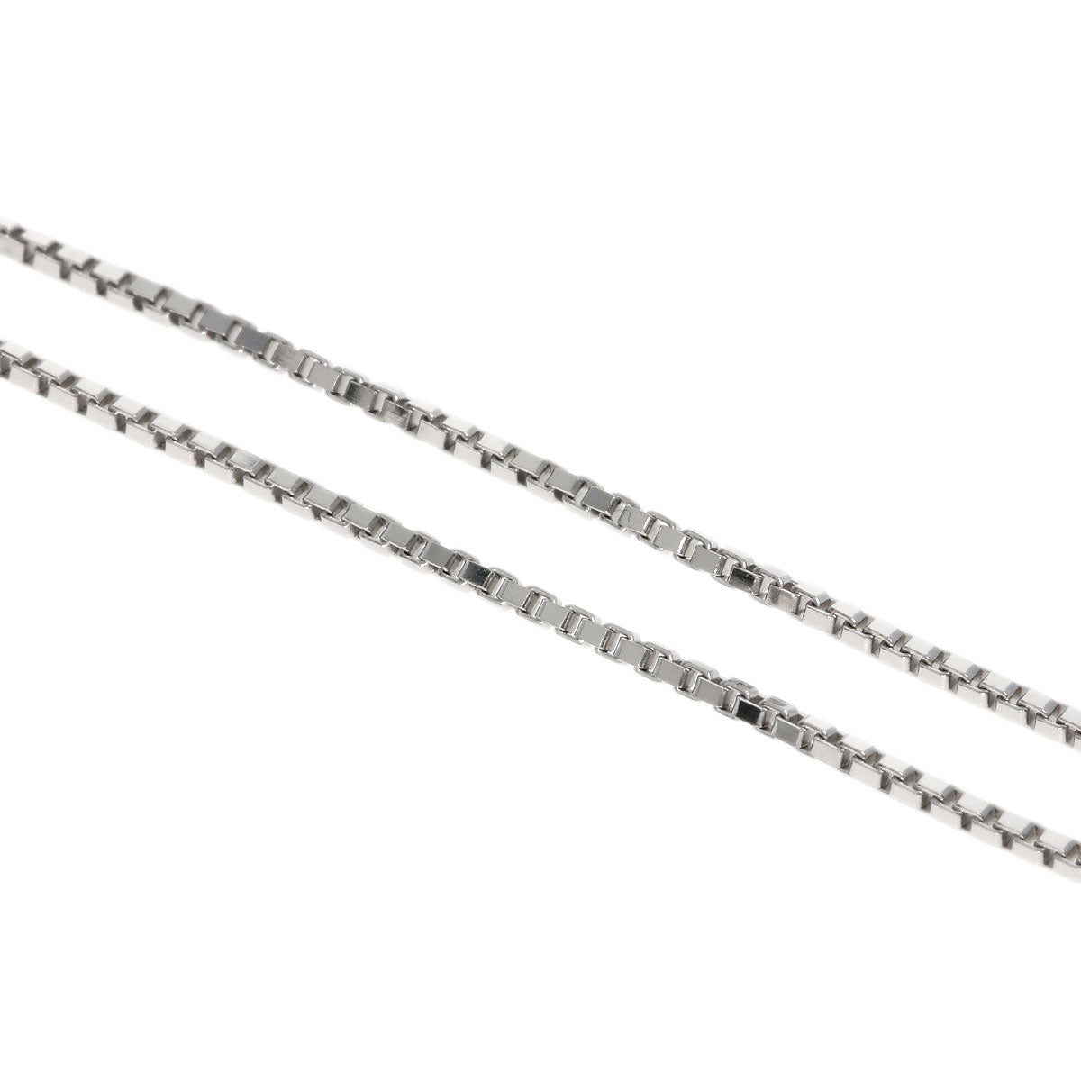 GUCCI lariat Necklace K18 White Gold Ladies [Used]