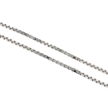 GUCCI lariat Necklace K18 White Gold Ladies [Used]