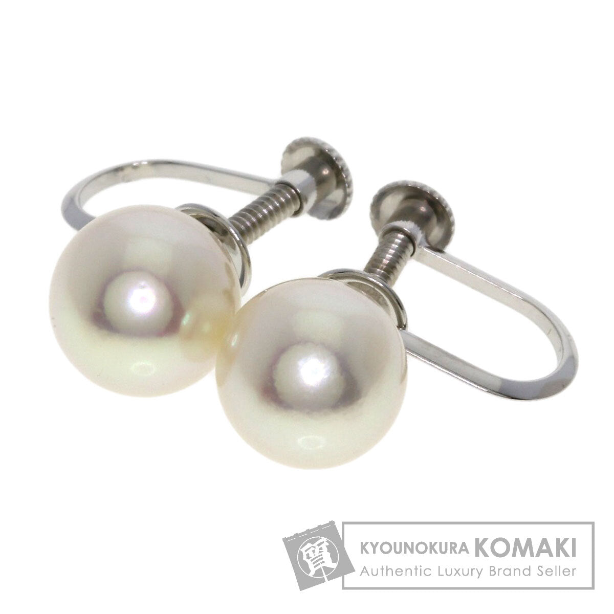 TASAKI Pearl Pearl Earring K14 White Gold Ladies [Used]