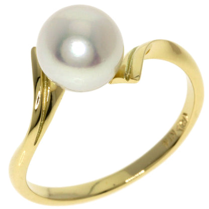 MIKIMOTO Pearl Pearl Ring K14 Yellow Gold Ladies [Used]