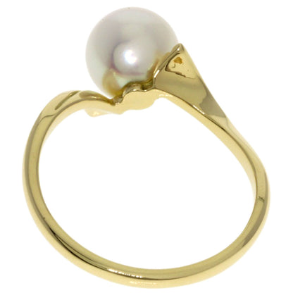 MIKIMOTO Pearl Pearl Ring K14 Yellow Gold Ladies [Used]