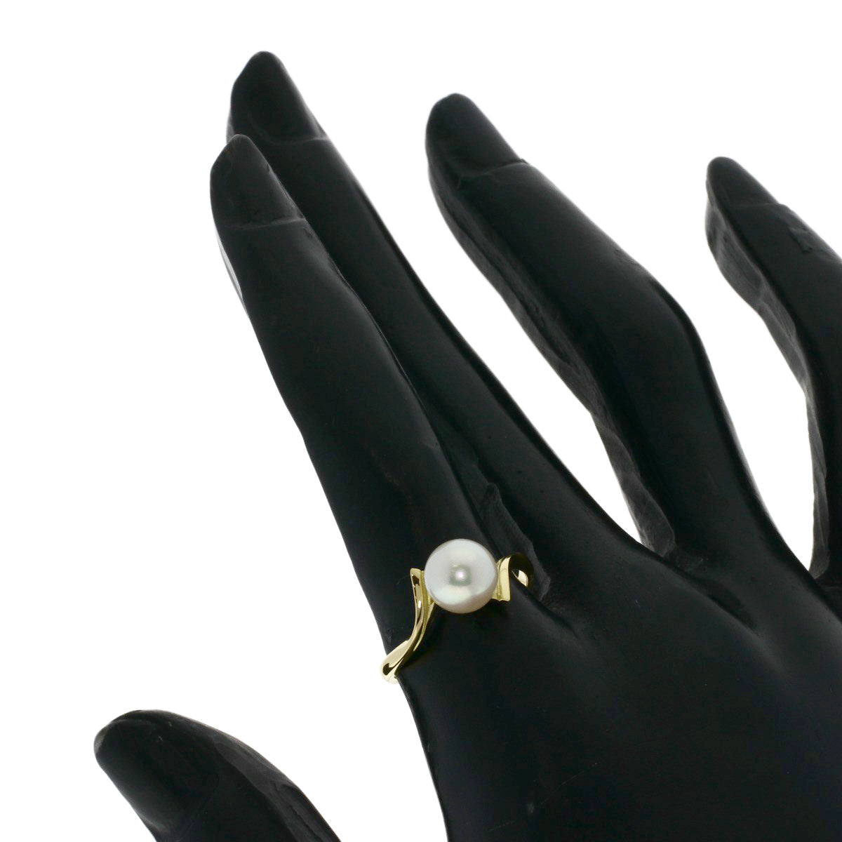 MIKIMOTO Pearl Pearl Ring K14 Yellow Gold Ladies [Used]