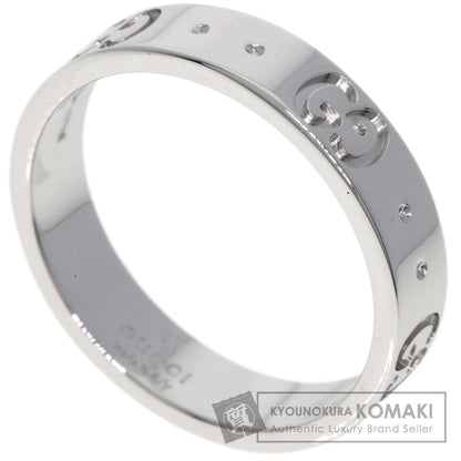 GUCCI Icon ring # 10 Ring K18 White Gold Ladies [Used]