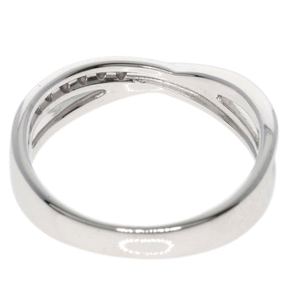 TASAKI Cross diamond Ring K18 White Gold Ladies [Used]