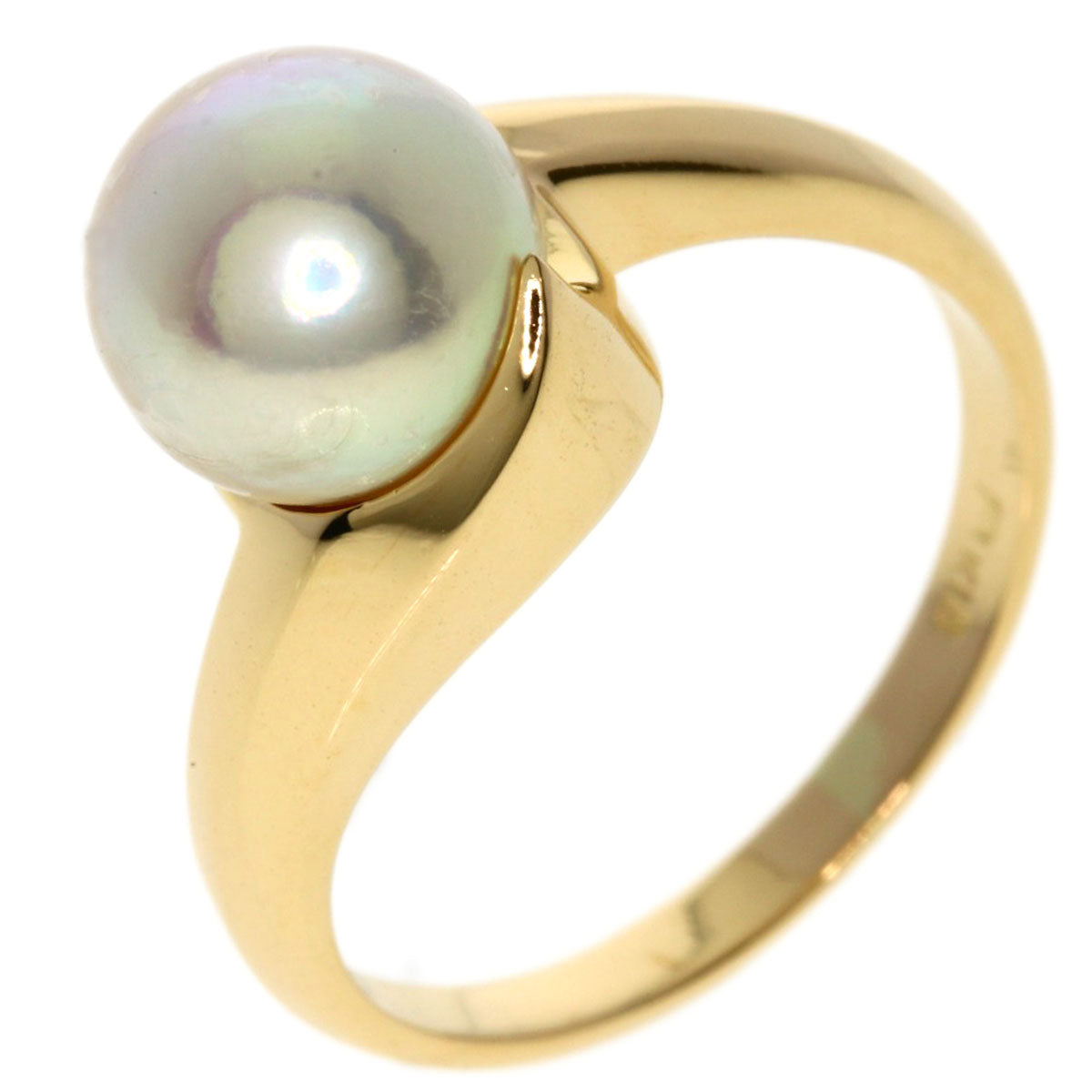 TASAKI Pearl Pearl Ring K18 Yellow Gold Ladies [Used]