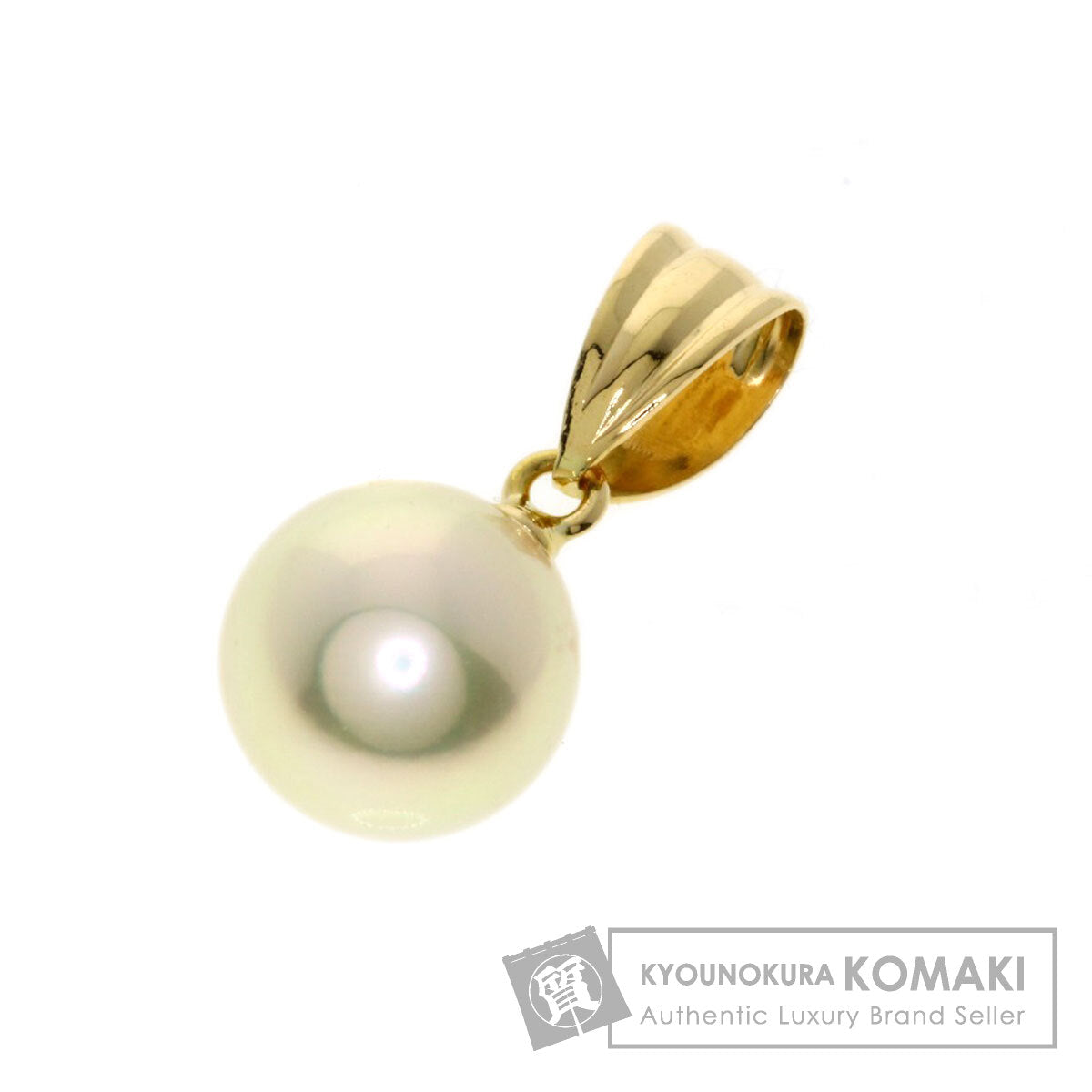 MIKIMOTO Pearl Pearl Pendant top K18 Yellow Gold Ladies [Used]