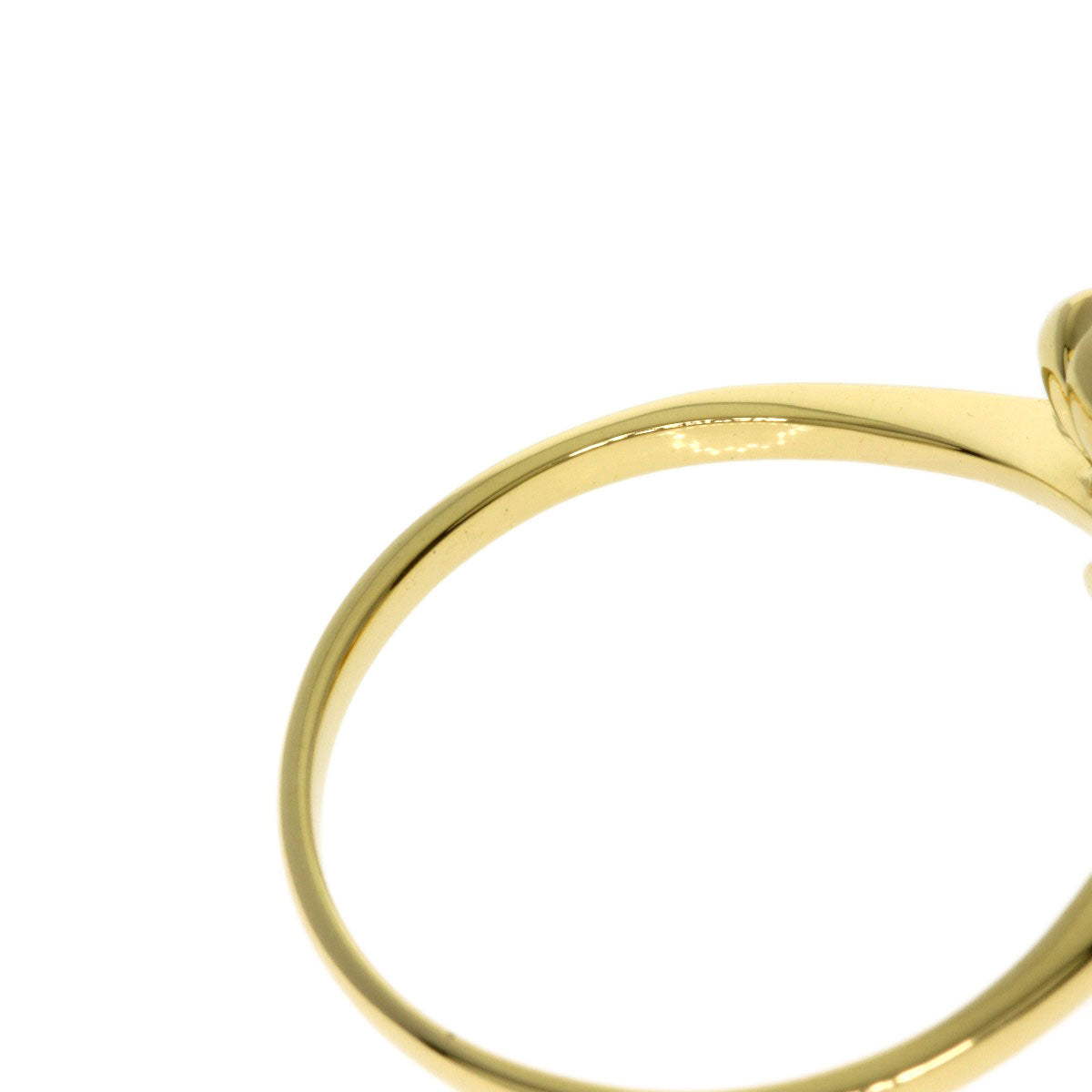 MIKIMOTO Pearl Pearl Diamond Ring K18 Yellow Gold Ladies [Used]