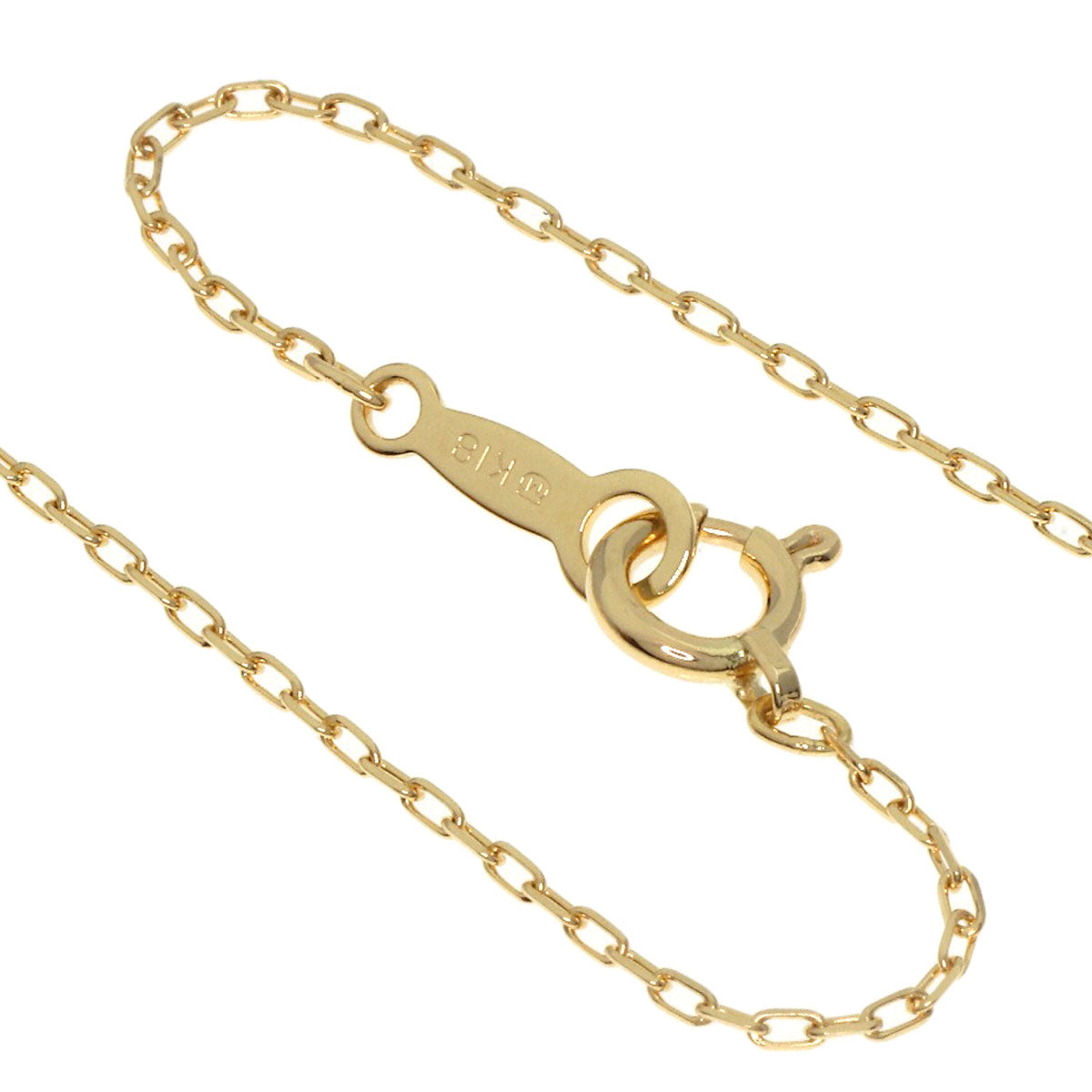 MIKIMOTO Pearl Pearl 1P Diamond Necklace K18 Yellow Gold Ladies [Used]