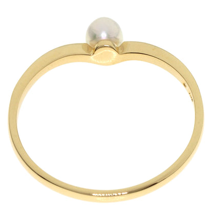 MIKIMOTO Pearl Pearl Ring K18 Yellow Gold Ladies [Used]