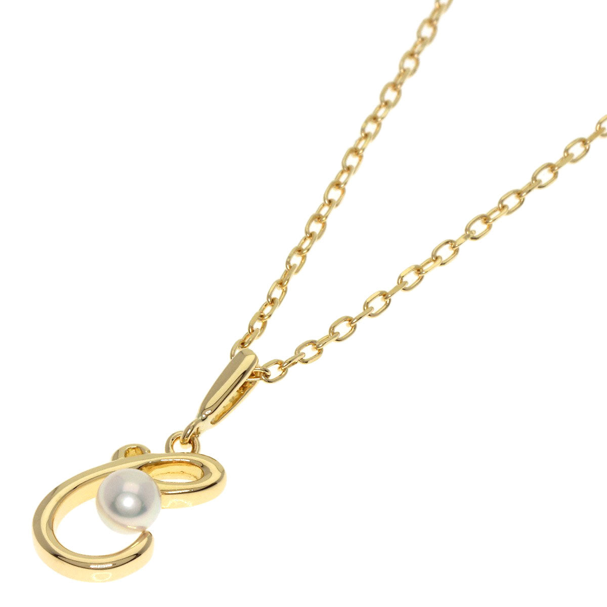 MIKIMOTO Pearl Pearl Necklace K18 Yellow Gold Ladies [Used]