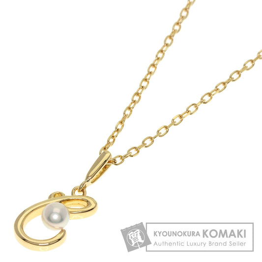 MIKIMOTO Pearl Pearl Necklace K18 Yellow Gold Ladies [Used]