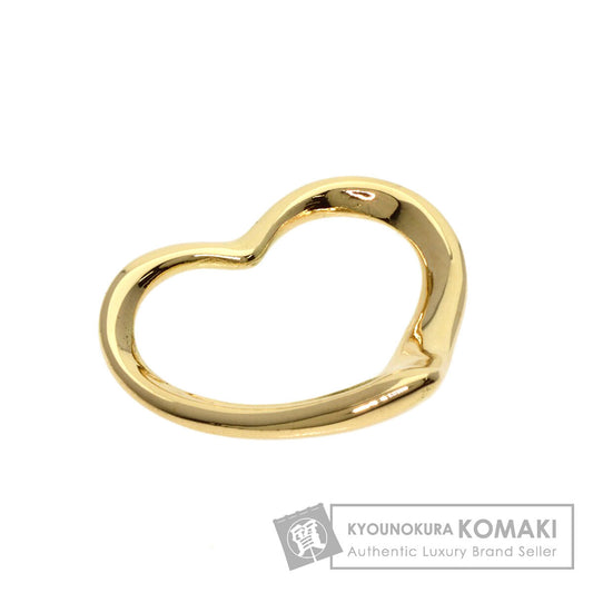 TIFFANY&Co.   Open heart Pendant top  K18 Yellow Gold Ladies [Used]