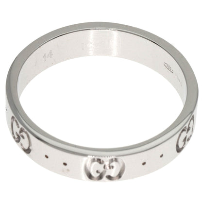 GUCCI Icon #14 Ring K18 White Gold Ladies [Used]