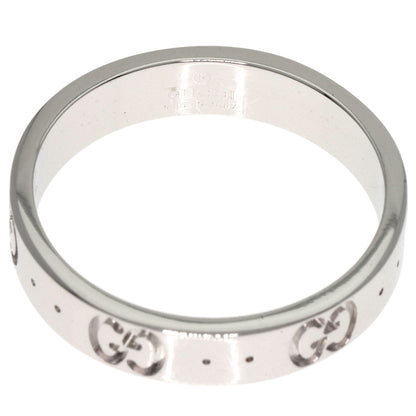 GUCCI Icon #14 Ring K18 White Gold Ladies [Used]
