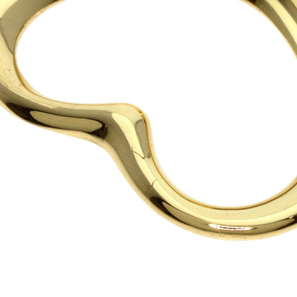 TIFFANY&Co. Open heart Pendant top K18 Yellow Gold Ladies [Used]