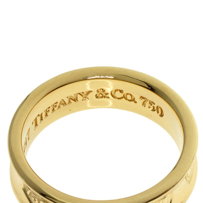 TIFFANY&Co. 1837 Ring K18 Yellow Gold Ladies [Used]