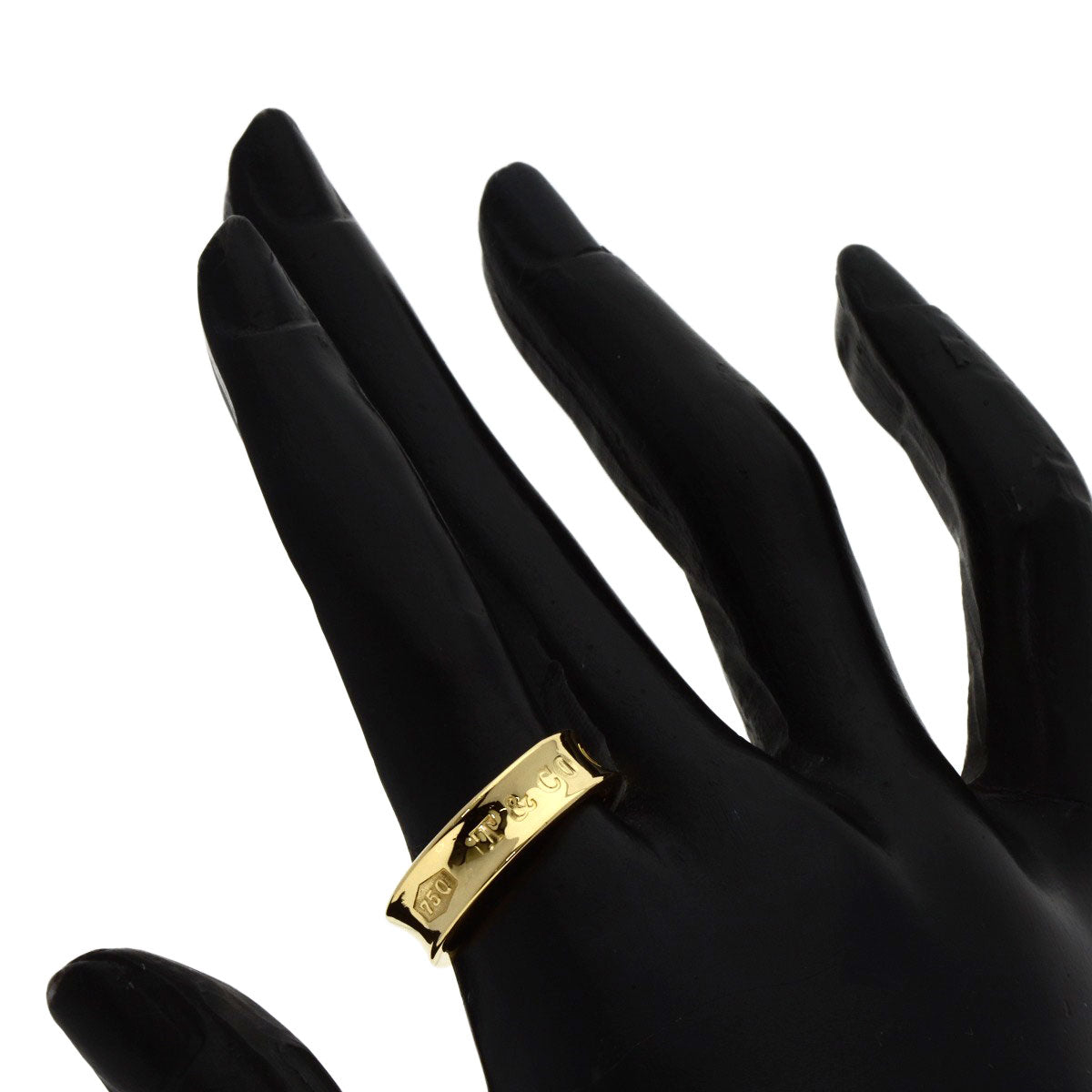 TIFFANY&Co. 1837 Ring K18 Yellow Gold Ladies [Used]