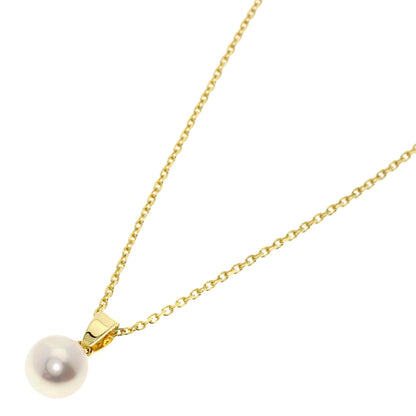 MIKIMOTO Pearl Pearl Necklace K18 Yellow Gold Ladies [Used]