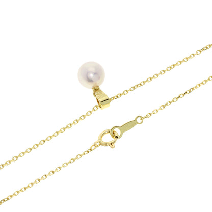 MIKIMOTO Pearl Pearl Necklace K18 Yellow Gold Ladies [Used]