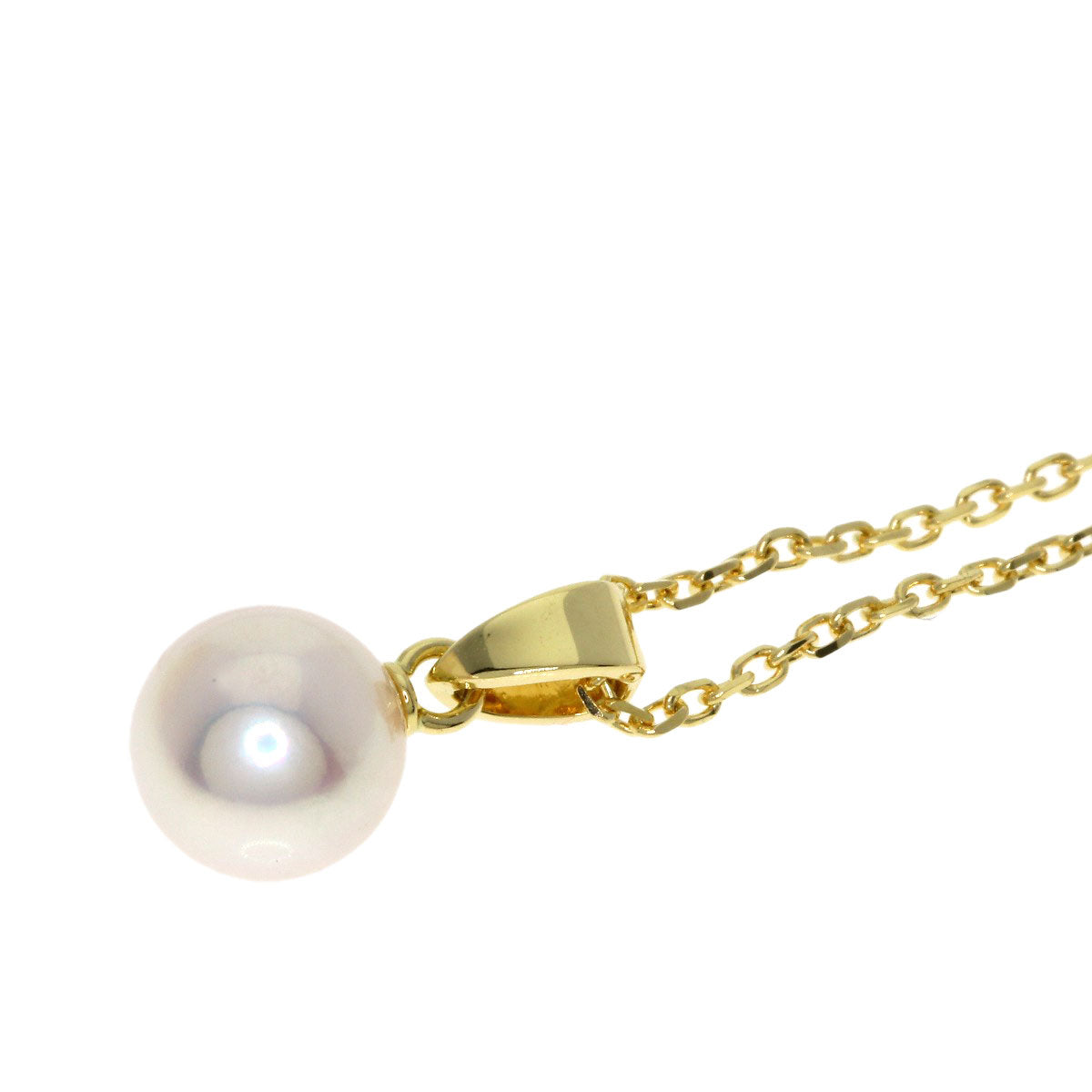 MIKIMOTO Pearl Pearl Necklace K18 Yellow Gold Ladies [Used]