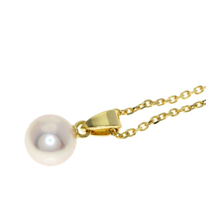 MIKIMOTO Pearl Pearl Necklace K18 Yellow Gold Ladies [Used]