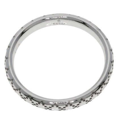 GUCCI Diamantissima #8 Ring K18 White Gold Ladies [Used]
