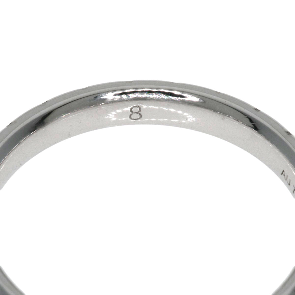 GUCCI Diamantissima #8 Ring K18 White Gold Ladies [Used]