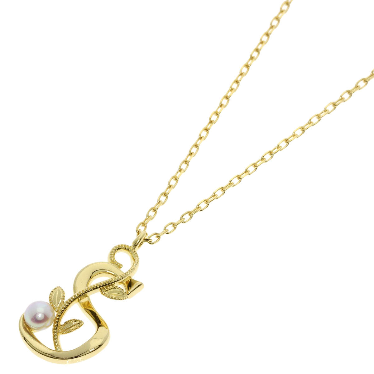 MIKIMOTO Pearl Pearl Necklace K18 Yellow Gold Ladies [Used]