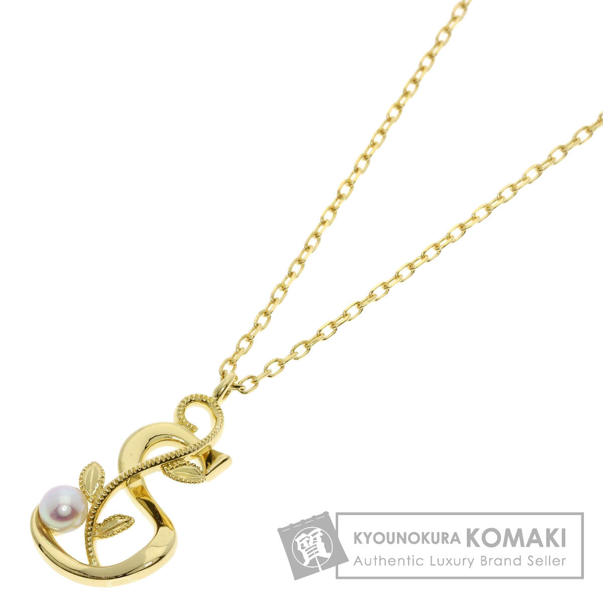 MIKIMOTO Pearl Pearl Necklace K18 Yellow Gold Ladies [Used]