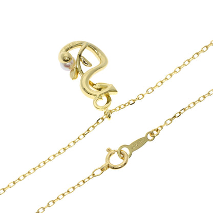 MIKIMOTO Pearl Pearl Necklace K18 Yellow Gold Ladies [Used]