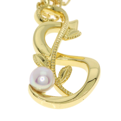 MIKIMOTO Pearl Pearl Necklace K18 Yellow Gold Ladies [Used]
