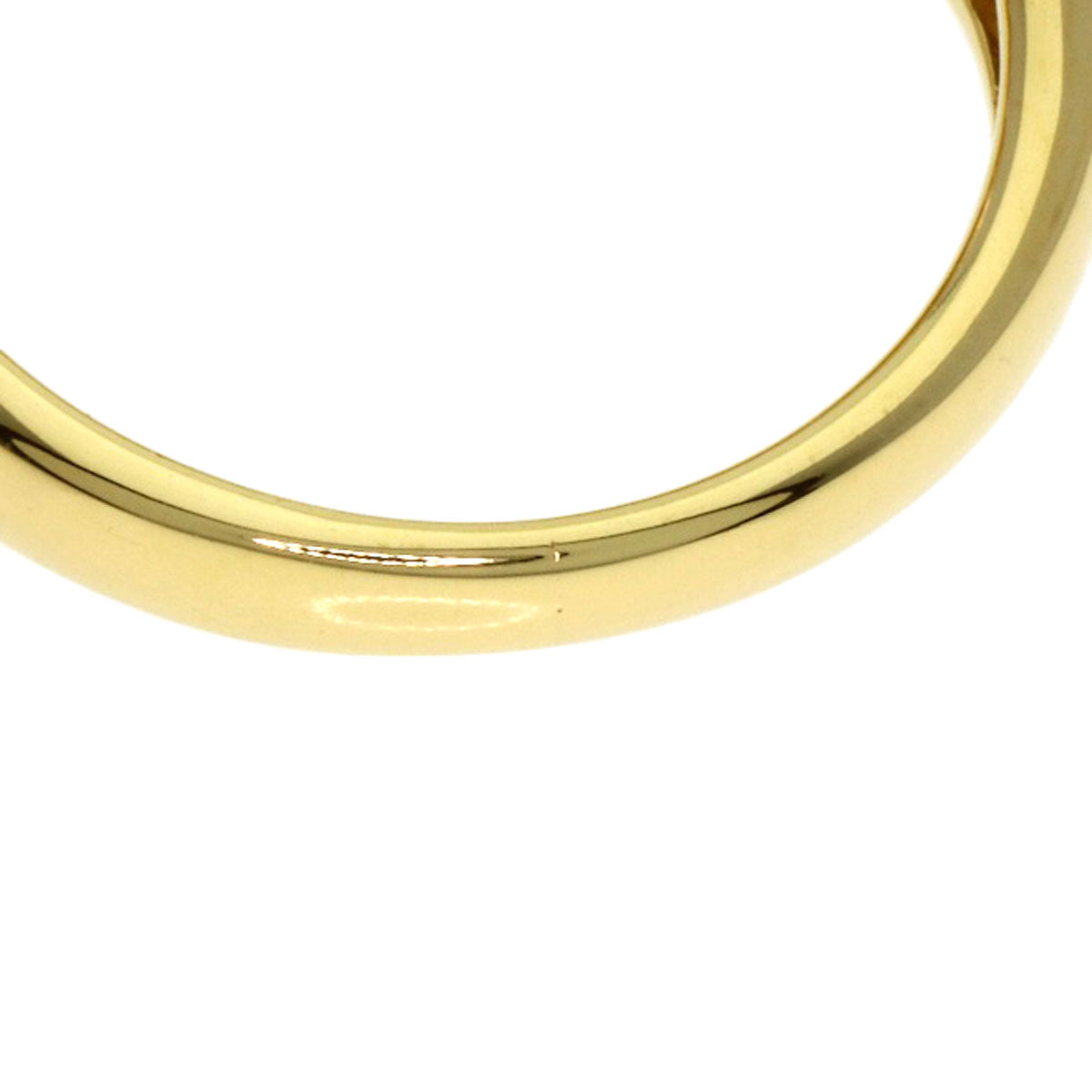 MIKIMOTO Pearl Pearl Diamond Ring K18 Yellow Gold Ladies [Used]