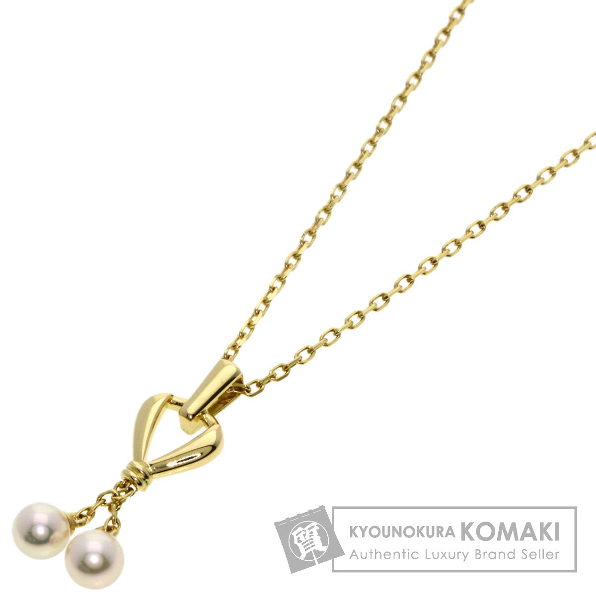 MIKIMOTO Pearl Pearl Necklace K14 Yellow Gold Ladies [Used]