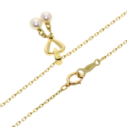 MIKIMOTO Pearl Pearl Necklace K14 Yellow Gold Ladies [Used]