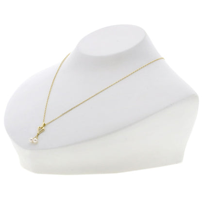 MIKIMOTO Pearl Pearl Necklace K14 Yellow Gold Ladies [Used]