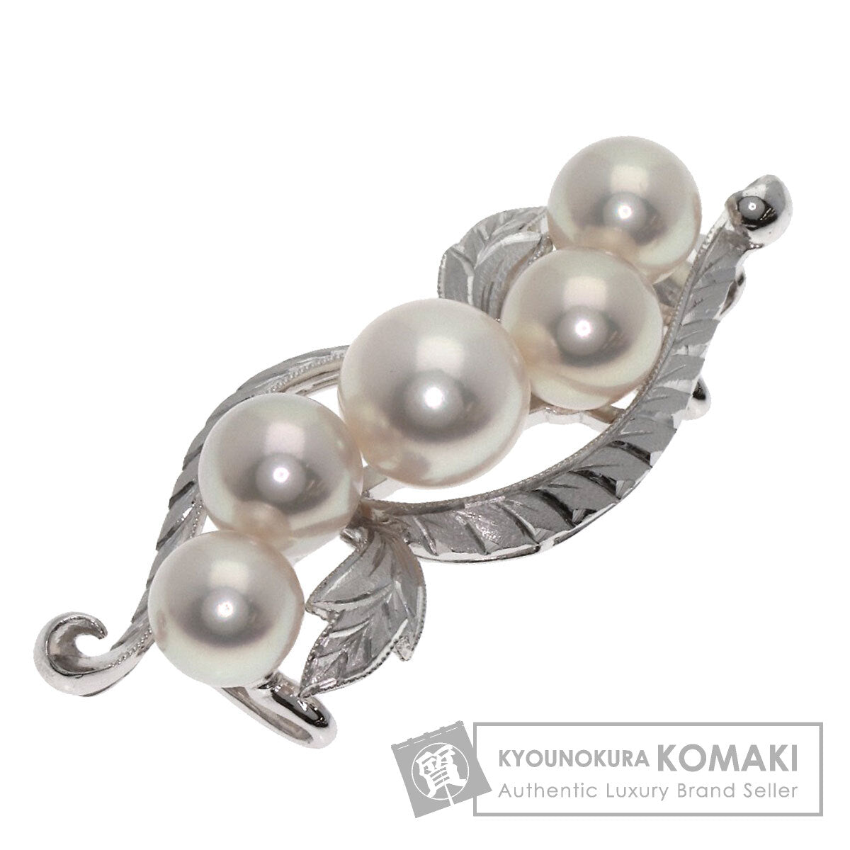 MIKIMOTO Pearl Pearl Pendant top K14 White Gold Ladies [Used]
