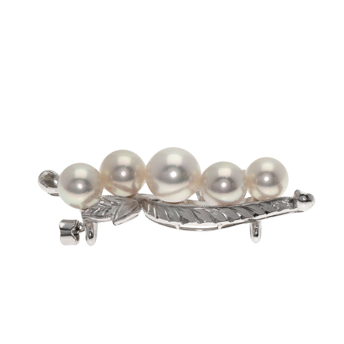 MIKIMOTO Pearl Pearl Pendant top K14 White Gold Ladies [Used]