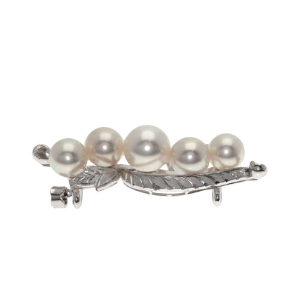 MIKIMOTO Pearl Pearl Pendant top K14 White Gold Ladies [Used]