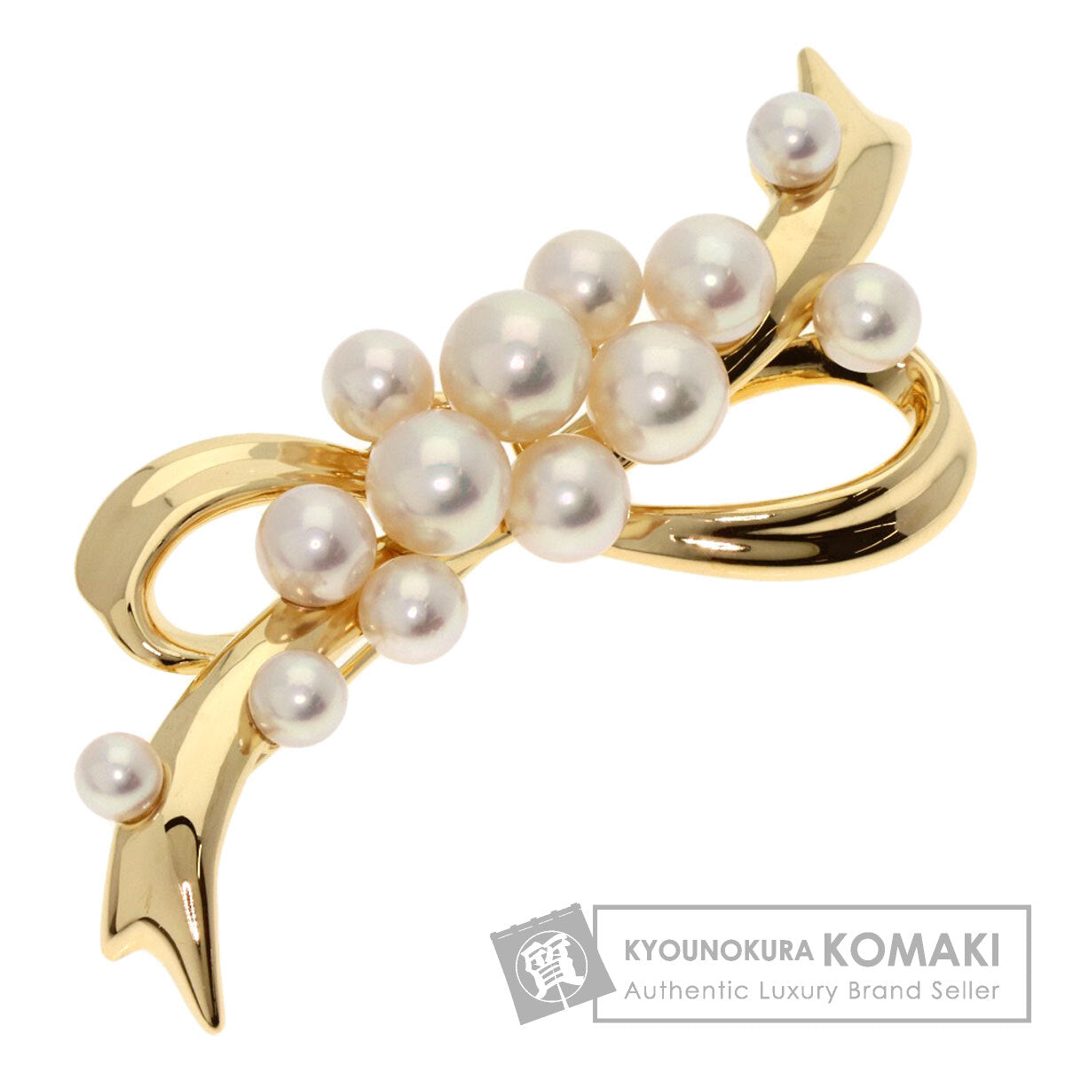 TASAKI Pearl Pearl Brooch K18 Yellow Gold Ladies [Used]