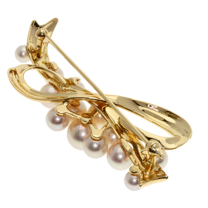 TASAKI Pearl Pearl Brooch K18 Yellow Gold Ladies [Used]